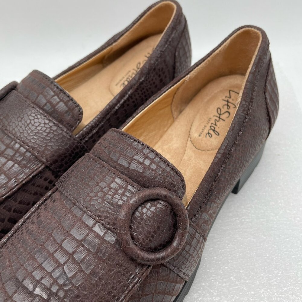 Life Stride Women's Lolly Loafer Brown size 9 brand new - Picture 5 of 9